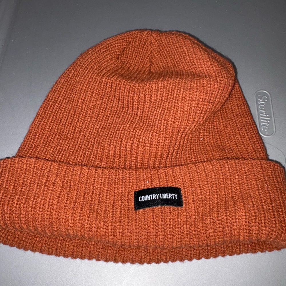 Rust Knit Beanie